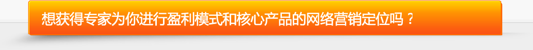營銷專家免費為您進行盈利模式和核心產(chǎn)品的網(wǎng)絡(luò)營銷定位