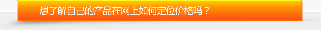 想了解專家的產(chǎn)品在網(wǎng)上如何定位價格嗎？