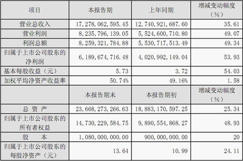 洋河酒業(yè)2012年度財務(wù)報表