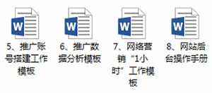 網(wǎng)絡(luò)營(yíng)銷8大工作模板