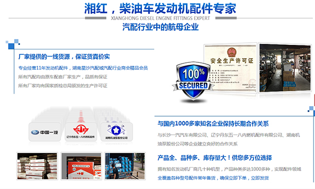 湘紅汽配綜合優(yōu)勢(shì)展示，打消客戶疑慮，吸引客戶詢盤