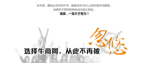 牛商網(wǎng)營銷型網(wǎng)站