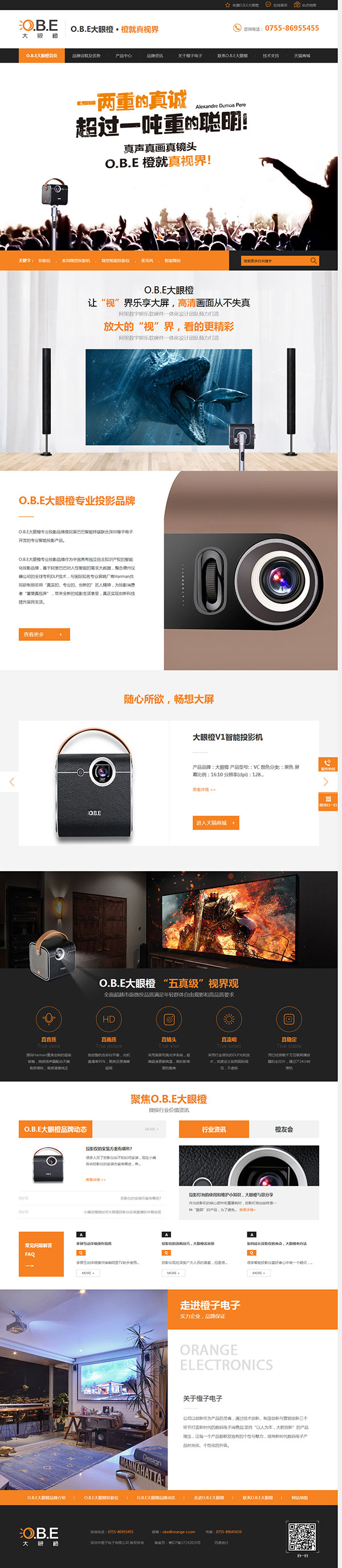 大眼橙營銷型網(wǎng)站案例