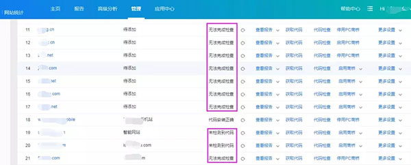 站點(diǎn)百度統(tǒng)計(jì)代碼安裝不準(zhǔn)確的情況