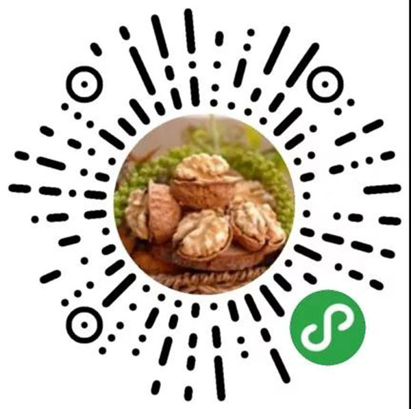 云南薄殼核桃小程序商城菊花碼，長按識別即可體驗