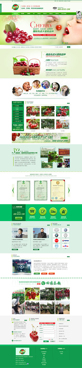 山東曲阜市圣仙果品營銷型網(wǎng)站案例展示