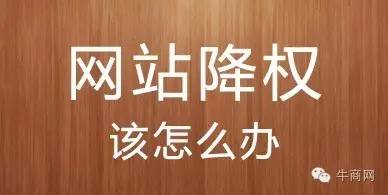 網(wǎng)站降權(quán)是什么“鬼”？如何恢復(fù)？